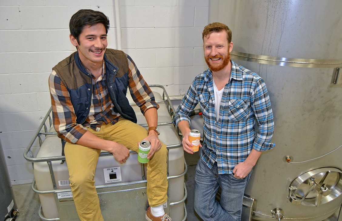 Pierre Vacheresse and Jeff Gillham are the humble bros behind Vancouver’s Humblebee Meadery. Photo by Robert Mangelsdorf