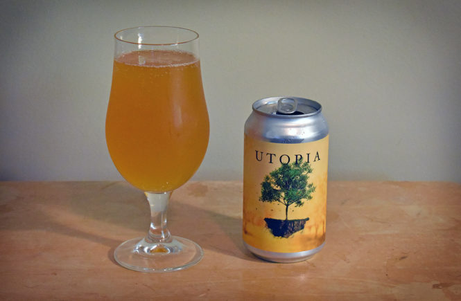 Utopia Dry Hopped Peach Sour by Howe Sound Brewing