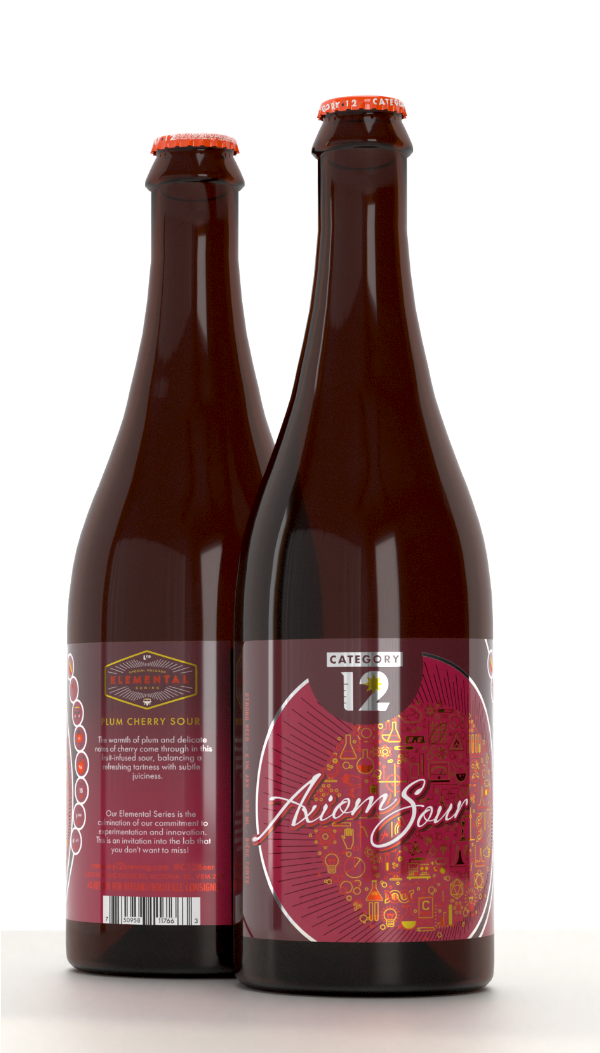 Axiom Plum Cherry Sour by Category 12 Brewing.