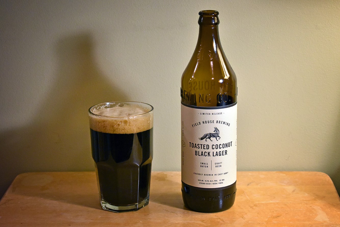 Toasted Coconut Black Lager by Field House Brewing