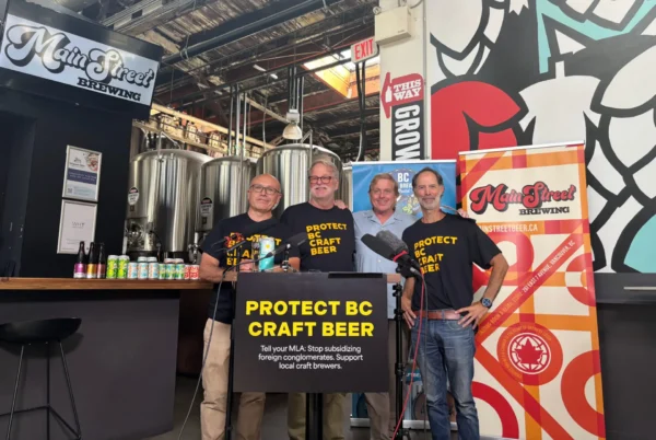 Protect B.C. Craft Beer launch event